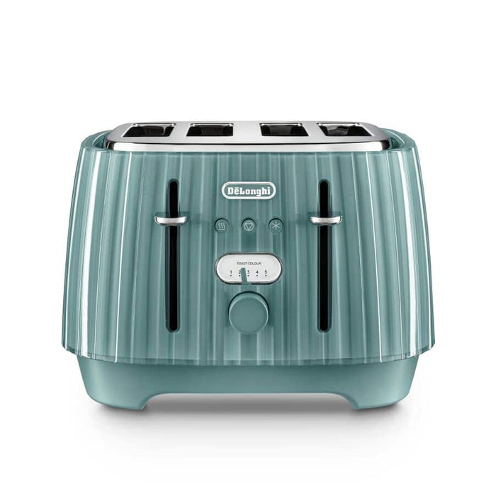 DELONGHI - 4 Slice Ballerina Toaster - Laguna Green  - CTD4003.GR - Kitchenary