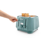 DELONGHI - 4 Slice Ballerina Toaster - Laguna Green  - CTD4003.GR - Kitchenary
