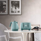 DELONGHI - 4 Slice Ballerina Toaster - Laguna Green  - CTD4003.GR - Kitchenary