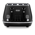 DELONGHI - 4 Slice Distinta X Toaster - Black - CTIN4003.BK - Kitchenary