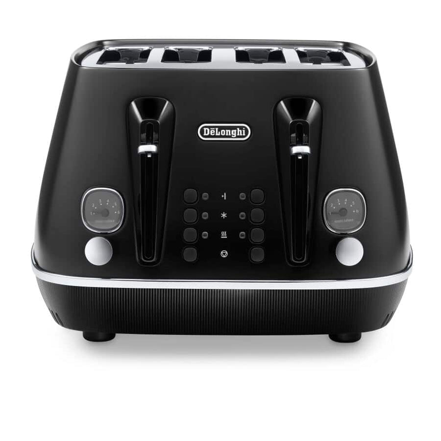 DELONGHI - 4 Slice Distinta X Toaster - Black - CTIN4003.BK - Kitchenary