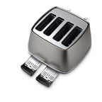 DELONGHI - 4 Slice Distinta X Toaster - Titanium - CTIN4003.TB - Kitchenary