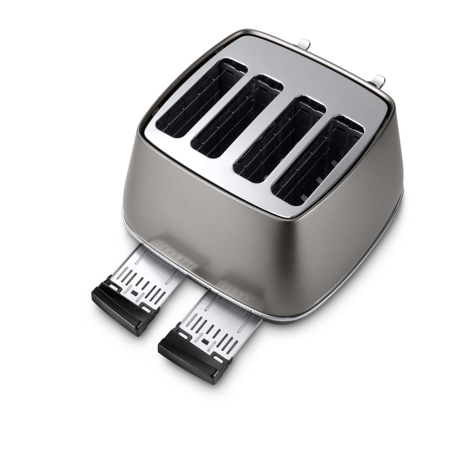 DELONGHI - 4 Slice Distinta X Toaster - Titanium - CTIN4003.TB - Kitchenary