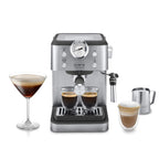 DELONGHI - Classic Manual Coffee Machine - Metal - EM450.M - Kitchenary