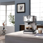 DELONGHI - Classic Manual Coffee Machine - Metal - EM450.M - Kitchenary