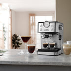 DELONGHI - Classic Manual Coffee Machine - Metal - EM450.M - Kitchenary