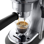 DELONGHI - Dedica Arte Manual Coffee Machine - Silver - EC885.M - Kitchenary