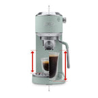 DELONGHI - Dedica Duo Manual Espresso Machine - Green - EC890.GR - Kitchenary