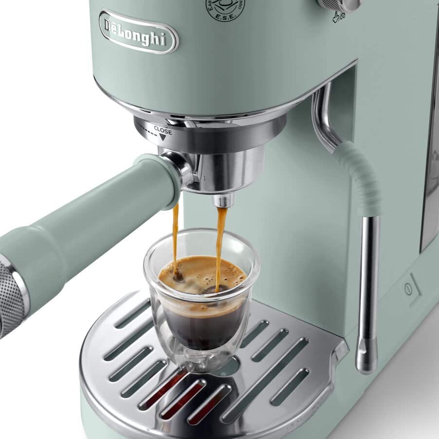 DELONGHI - Dedica Duo Manual Espresso Machine - Green - EC890.GR - Kitchenary