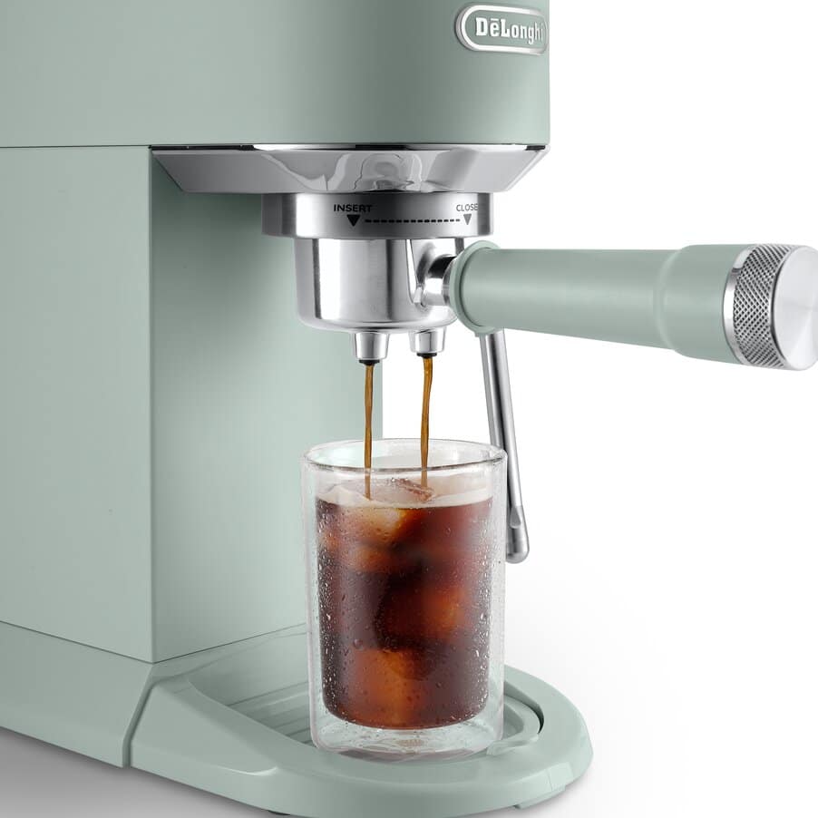 DELONGHI - Dedica Duo Manual Espresso Machine - Green - EC890.GR - Kitchenary