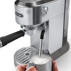 DELONGHI - Dedica Duo Manual Espresso Machine - Silver - EC890.M - Kitchenary