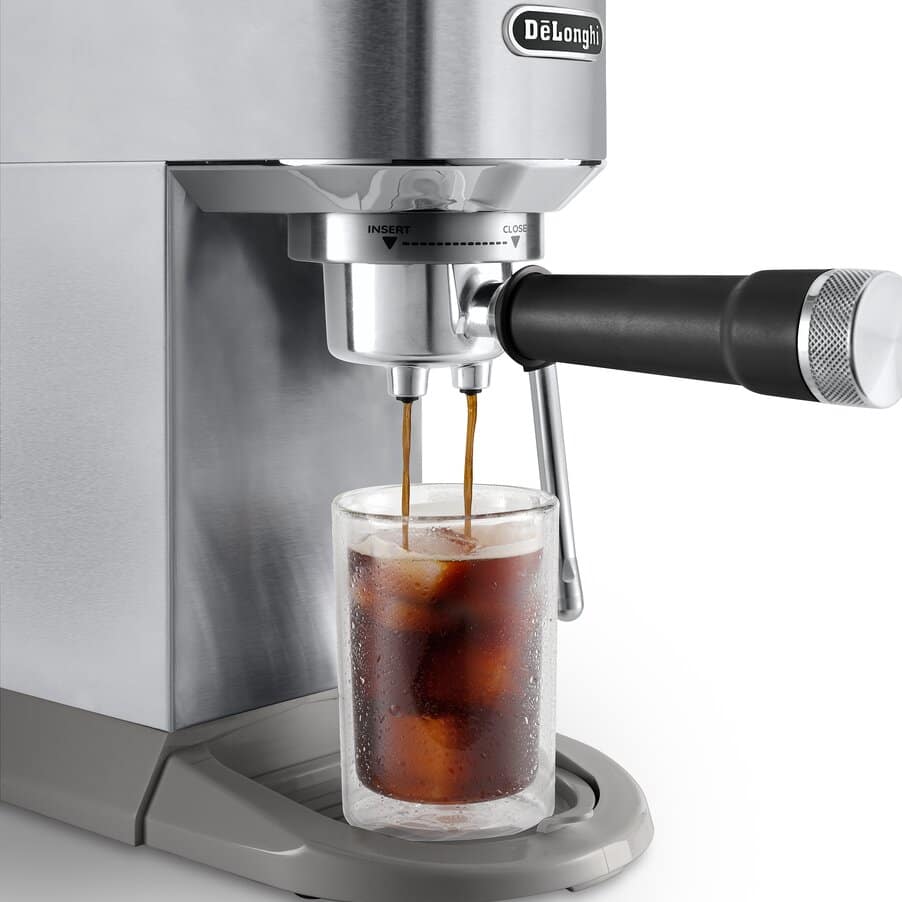DELONGHI - Dedica Duo Manual Espresso Machine - Silver - EC890.M - Kitchenary