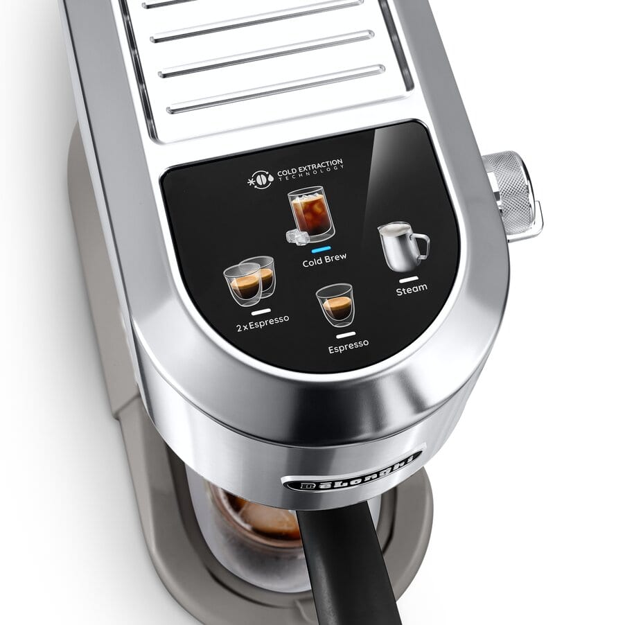 DELONGHI - Dedica Duo Manual Espresso Machine - Silver - EC890.M - Kitchenary