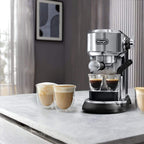 DELONGHI - Dedica Maestro Plus Manual Espresso Coffee Machine - Silver - EC950.M - Kitchenary