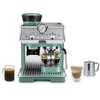 DELONGHI - La Specialista Arte Bean to Cup Manual Coffee Machine - Green  - EC9155.GR - Kitchenary