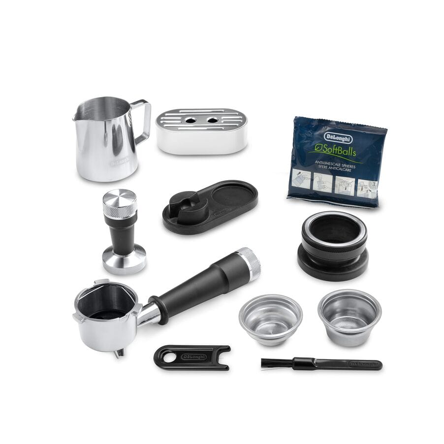 DELONGHI - La Specialista Arte Bean to Cup Manual Coffee Machine - White  - EC9155.W - Kitchenary