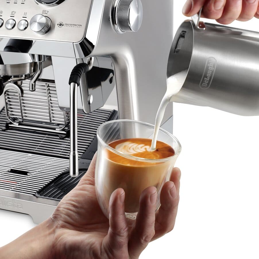 DELONGHI - La Specialista Maestosa Manual Bean To Cup Coffee Machine - EC9885.M - Kitchenary