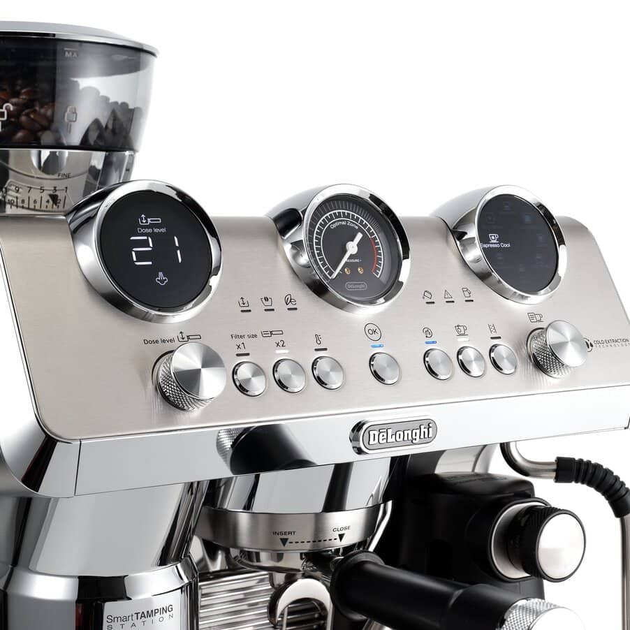 DELONGHI - La Specialista Maestosa Manual Bean To Cup Coffee Machine - EC9885.M - Kitchenary
