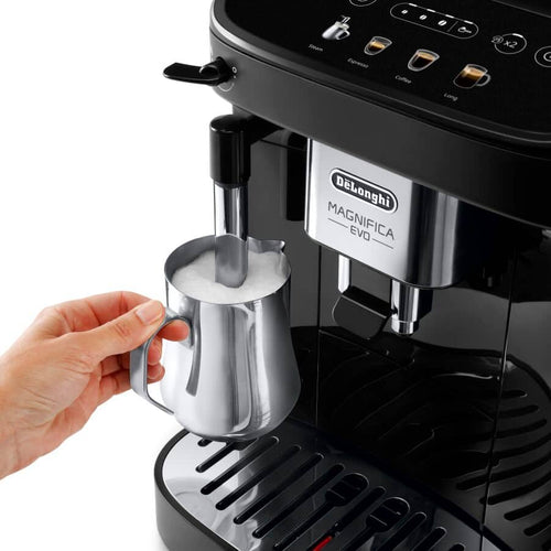 DELONGHI - Magnifica Evo Bean to Cup Automatic Coffee Machine - Black - ECAM290.21.B - Kitchenary