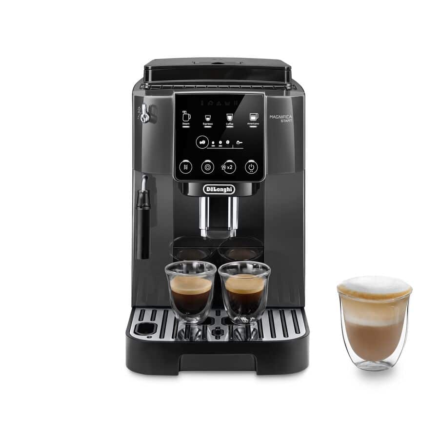 DELONGHI - Magnifica Start Bean to Cup Automatic Coffee Machine - Black - ECAM220.22.GB - Kitchenary