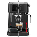 DELONGHI - Stilosa Manual Espresso Coffee Machine - Black - EC230.BK - Kitchenary