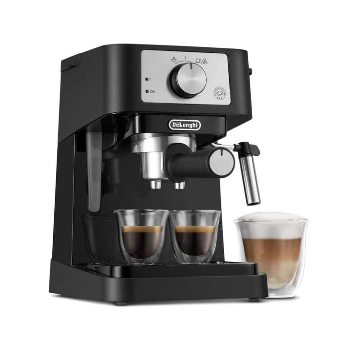 DELONGHI - Stilosa Manual Espresso Coffee Machine - Black - EC260.BK - Kitchenary