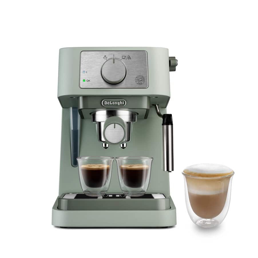 DELONGHI - Stilosa Manual Espresso Coffee Machine - Green - EC260.GR - Kitchenary