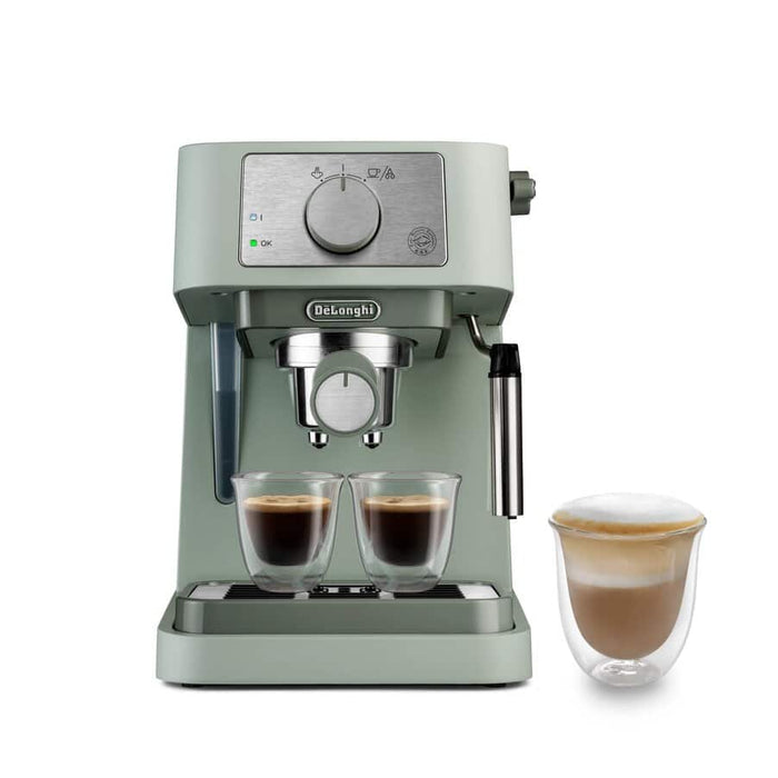 DELONGHI - Stilosa Manual Espresso Coffee Machine - Green - EC260.GR - Kitchenary