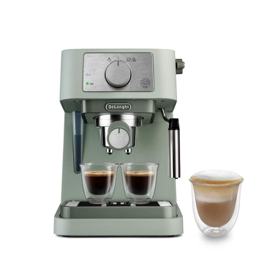 DELONGHI - Stilosa Manual Espresso Coffee Machine - Green - EC260.GR - Kitchenary