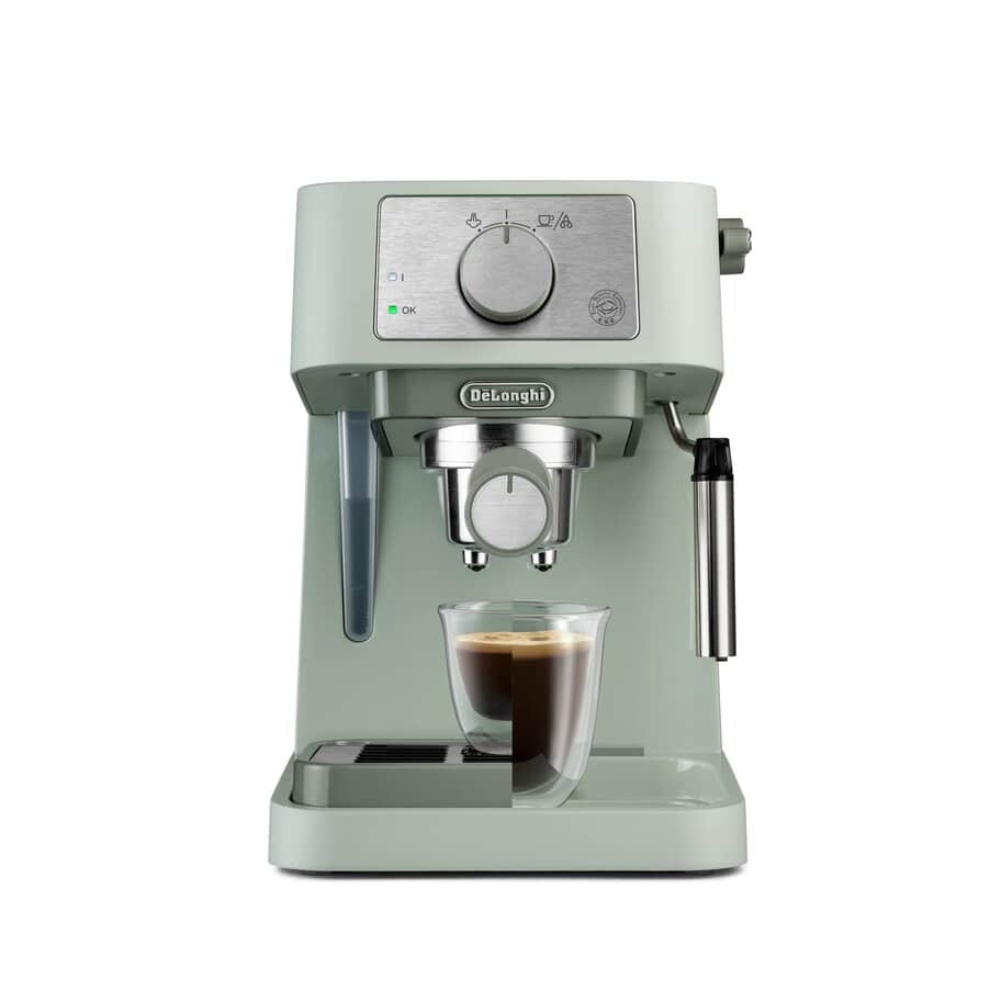 DELONGHI - Stilosa Manual Espresso Coffee Machine - Green - EC260.GR - Kitchenary