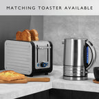 DUALIT - 1.5L Architect Kettle - Black & Brushed Steel - 72905 - Kitchenary