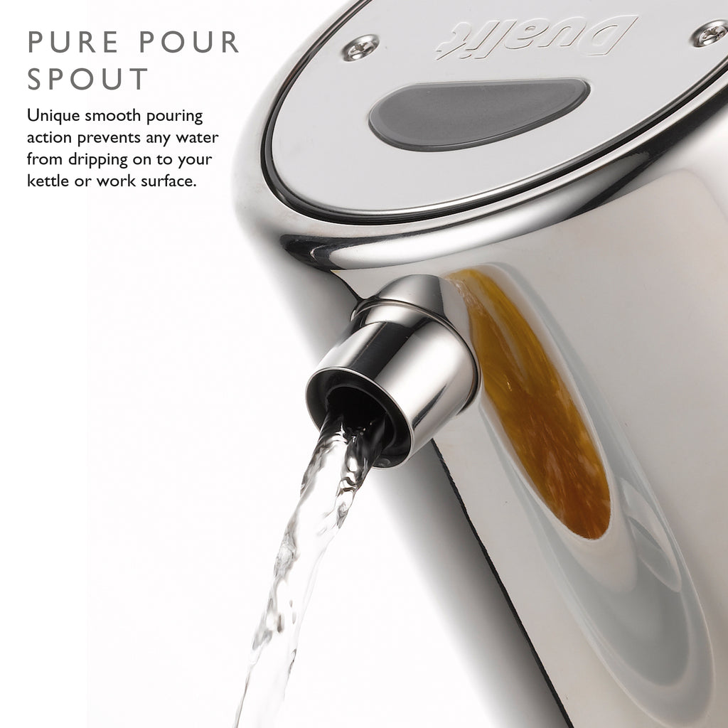 DUALIT - 1.5L Architect Kettle - Grey & Polished Steel - 72926 - Kitchenary
