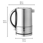 DUALIT - 1.5L Architect Kettle - Grey & Polished Steel - 72926 - Kitchenary