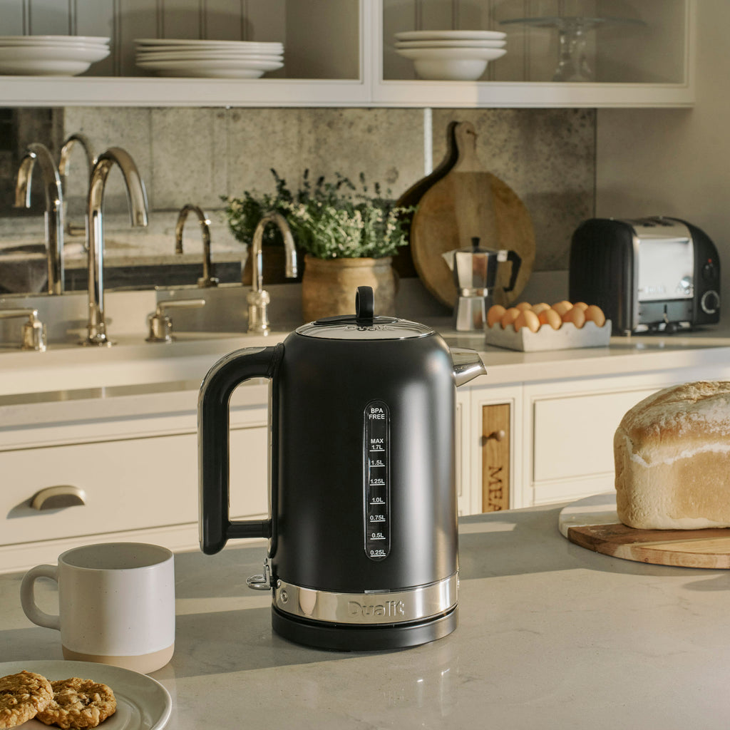 DUALIT - 1.7L Classic Quiet Boil Kettle - Black - 72785 - Kitchenary