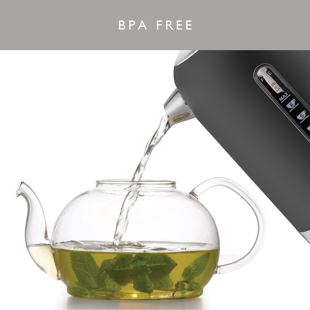 DUALIT - 1.7L Classic Quiet Boil Kettle - Black - 72785 - Kitchenary