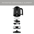 DUALIT - 1.7L Classic Quiet Boil Kettle - Black - 72785 - Kitchenary