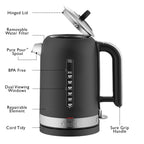 DUALIT - 1.7L Classic Quiet Boil Kettle - Black - 72785 - Kitchenary