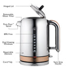 DUALIT - 1.7L Classic Quiet Boil Kettle - Copper - 72820 - Kitchenary