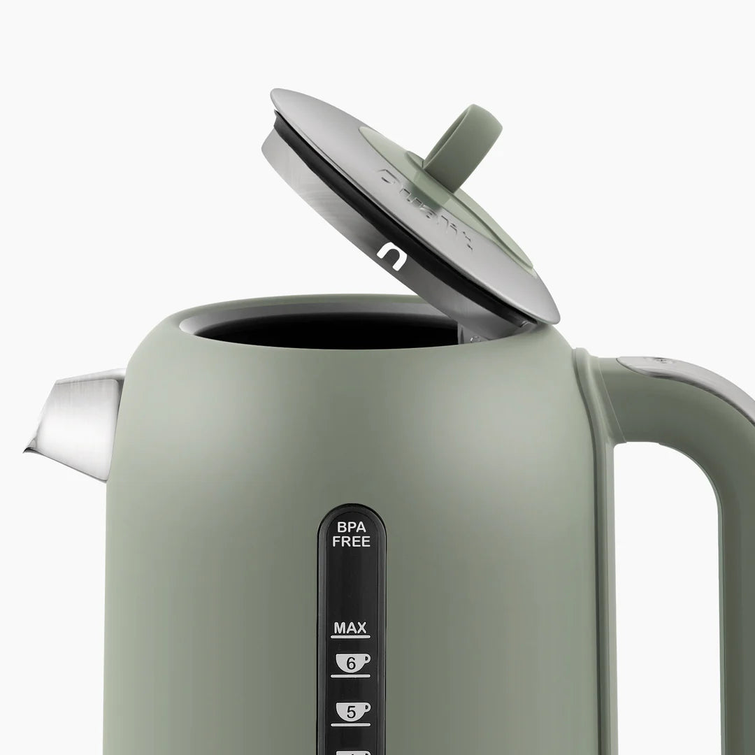 DUALIT - 1.7L Classic Quiet Boil Kettle - Matt Sage Green - 72788 - Kitchenary