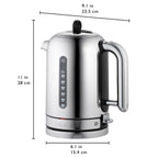 DUALIT - 1.7L Classic Quiet Boil Kettle - Polished - 72815 - Kitchenary