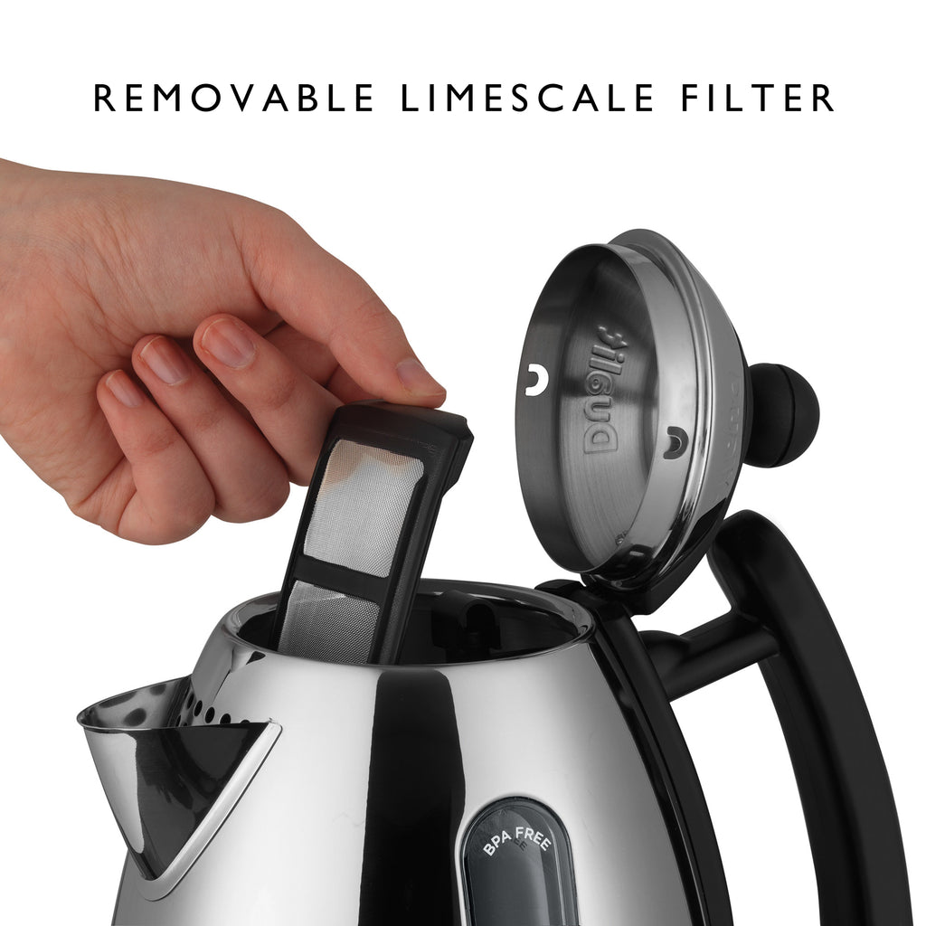DUALIT - 1L Cordless Mini Jug Kettle - Black - 72200 - Kitchenary