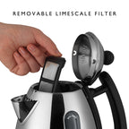 DUALIT - 1L Cordless Mini Jug Kettle - Black - 72200 - Kitchenary