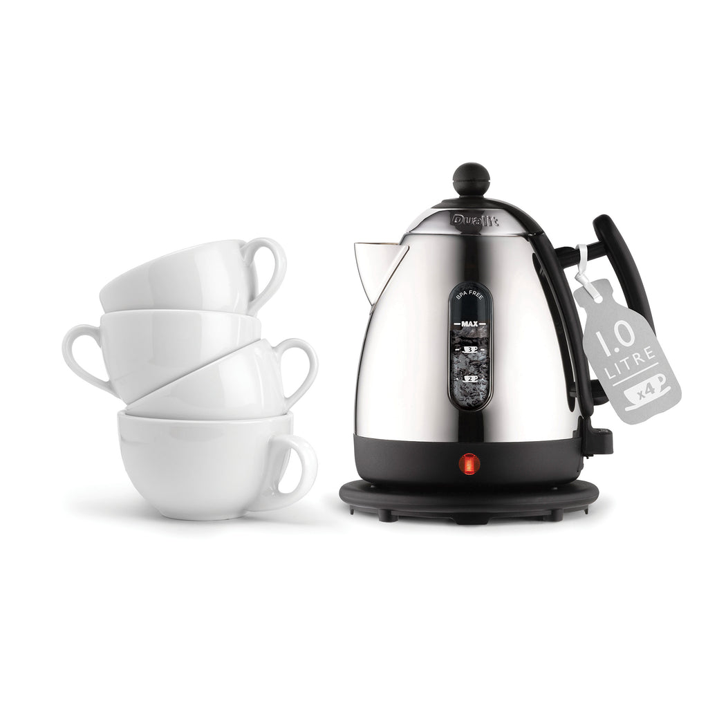 DUALIT - 1L Cordless Mini Jug Kettle - Black - 72200 - Kitchenary
