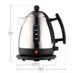 DUALIT - 1L Cordless Mini Jug Kettle - Black - 72200 - Kitchenary