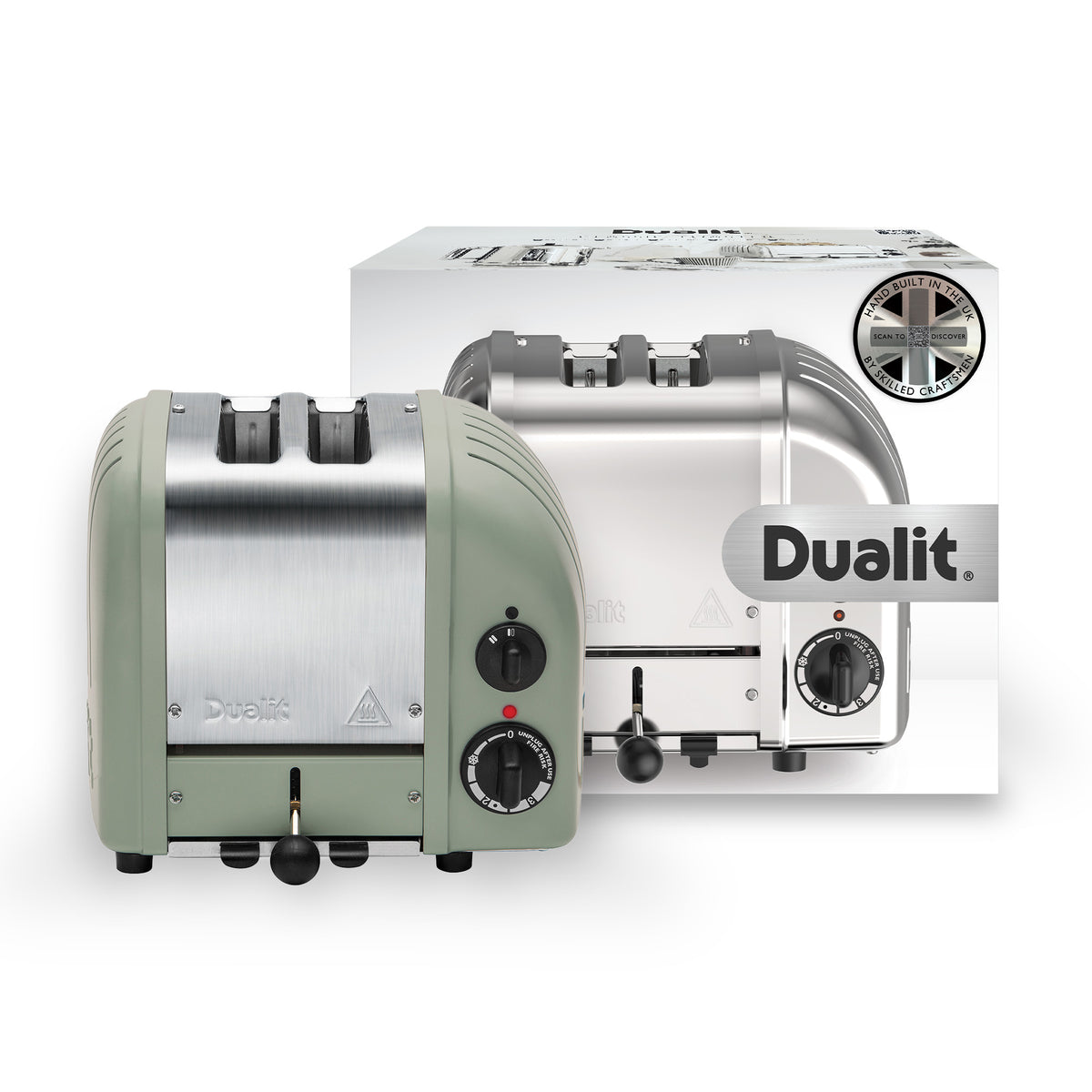 DUALIT - 2 Slice AWS Toaster - Sage - 20461 - Kitchenary