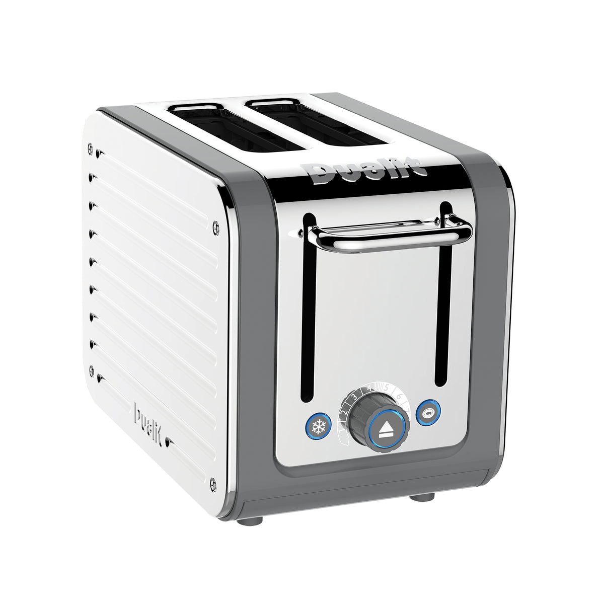 DUALIT - 2 Slice Architect Toaster - Grey & Stainless Steel - 26526 - Kitchenary