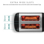 DUALIT - 2 Slice Lite Toaster - Black - 26205 - Kitchenary