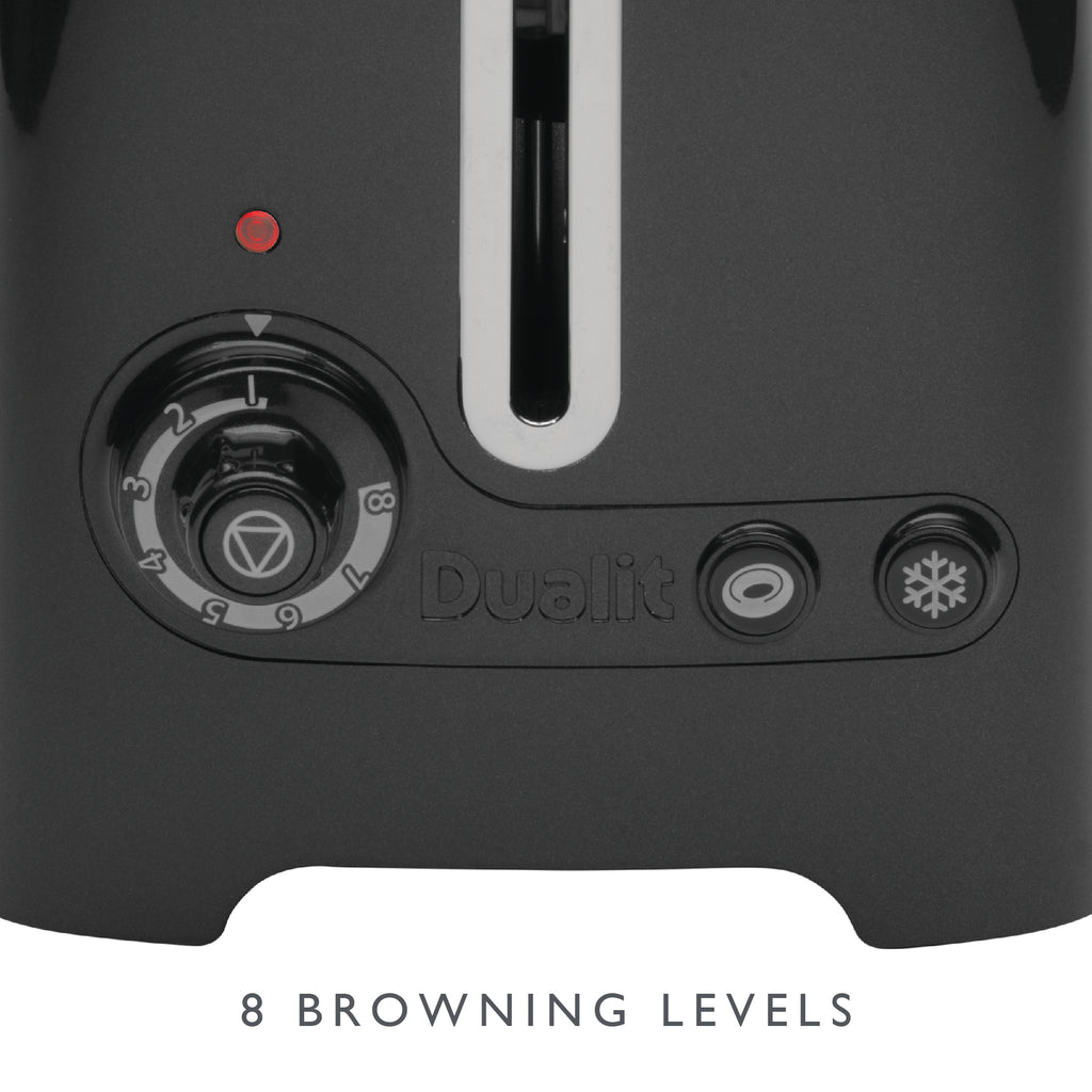 DUALIT - 2 Slice Lite Toaster - Black - 26205 - Kitchenary