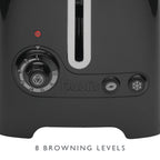 DUALIT - 2 Slice Lite Toaster - Black - 26205 - Kitchenary