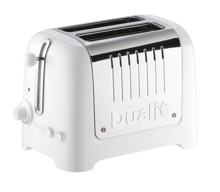 DUALIT - 2 Slice Lite Toaster - Gloss White - 26203 - Kitchenary